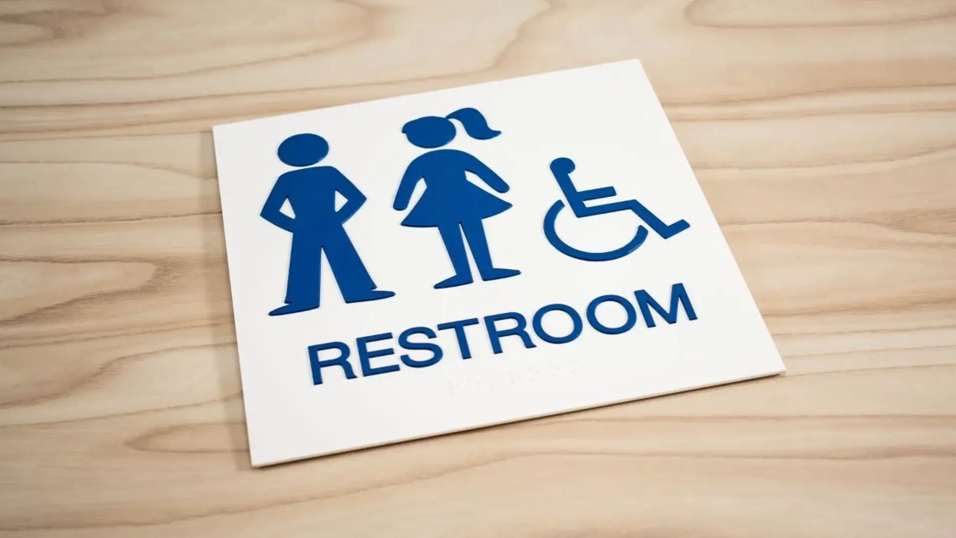 Custom ADA restroom signs