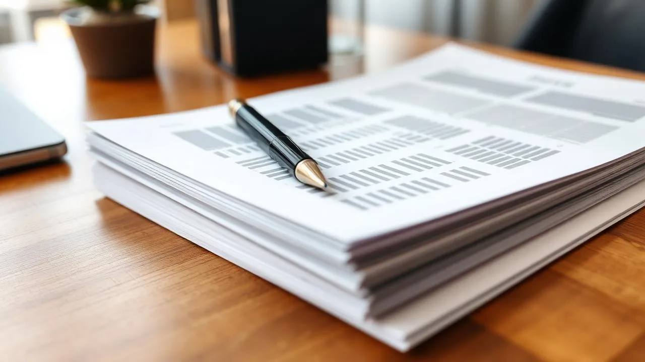Itemized signage proposal document with line-item pricing