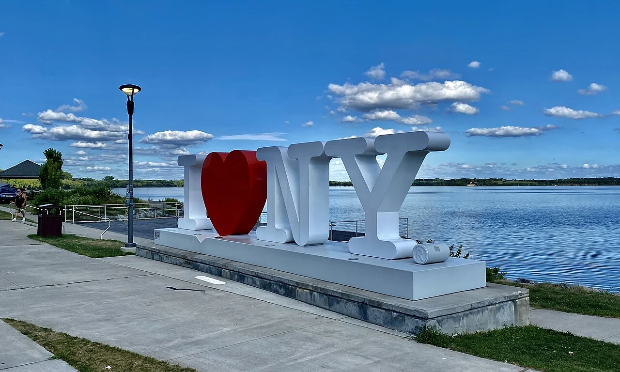 Outdoor public art piece