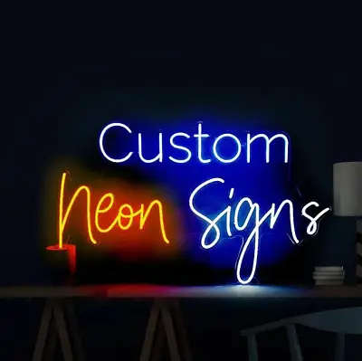 Double-sided hanging sign in historic shopping district