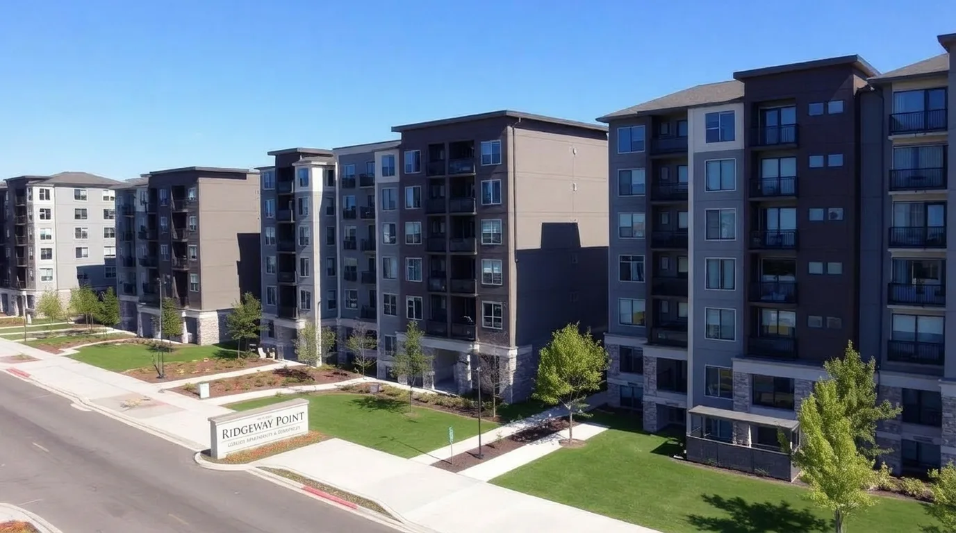 Multiple multifamily properties showing consistent branding and signage